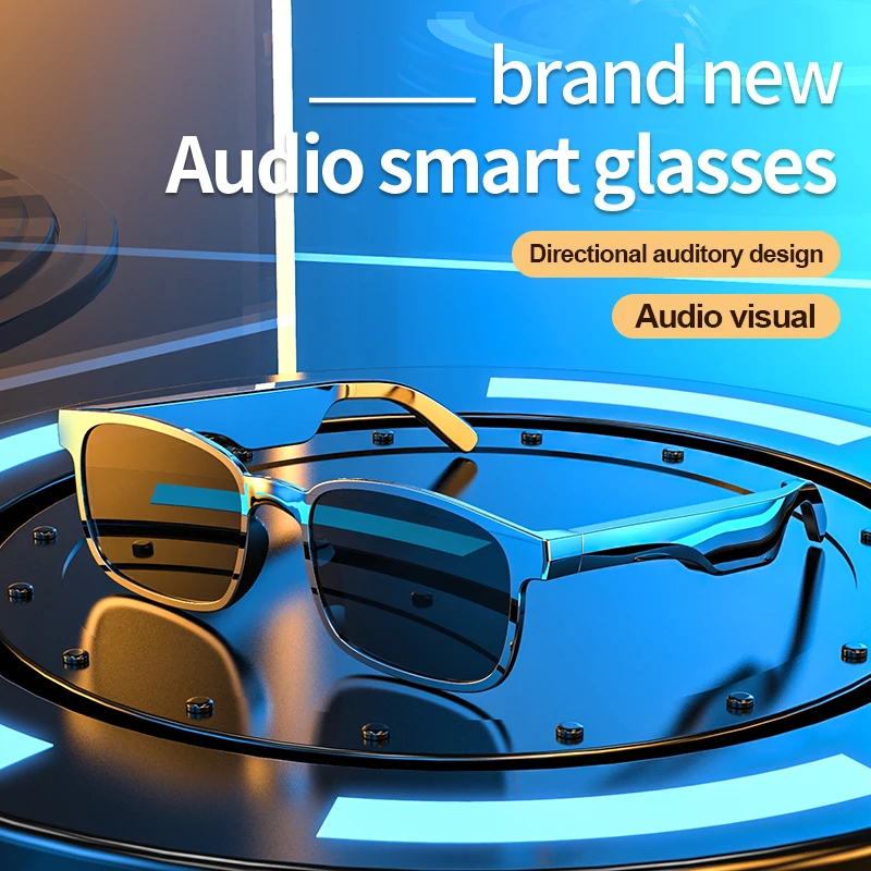 2023 New Style Wireless High Quality Loudspeaker Eye Bluetooth Sun Glasses Outdoor Sunglasses Audio Music Smart Sunglasses