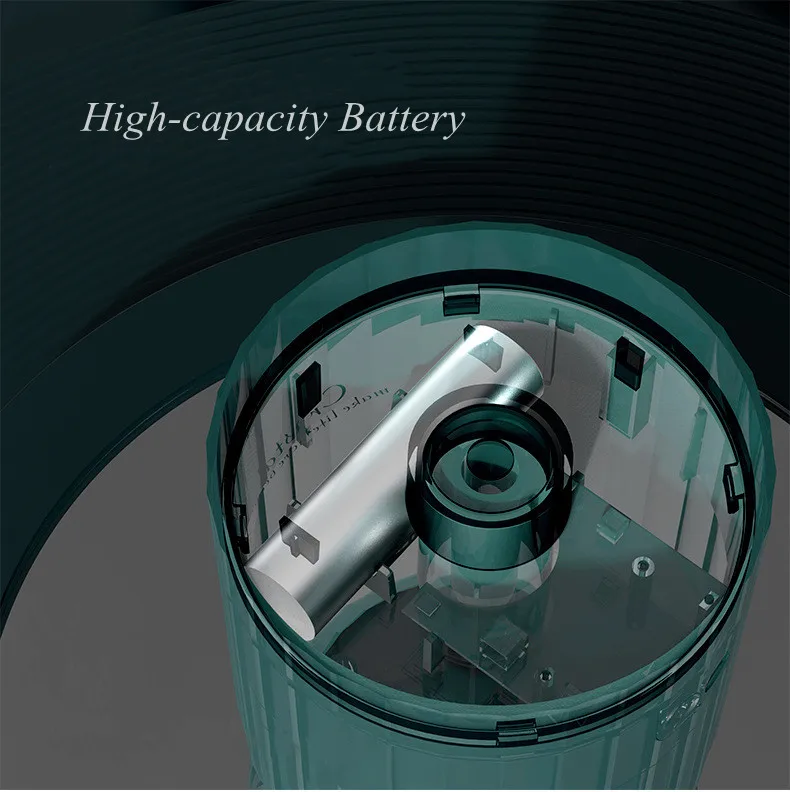 Updated Household office desktop USB charging mini portable Crystal salt stone ultrasonic LED humidifier essential oil diffuser