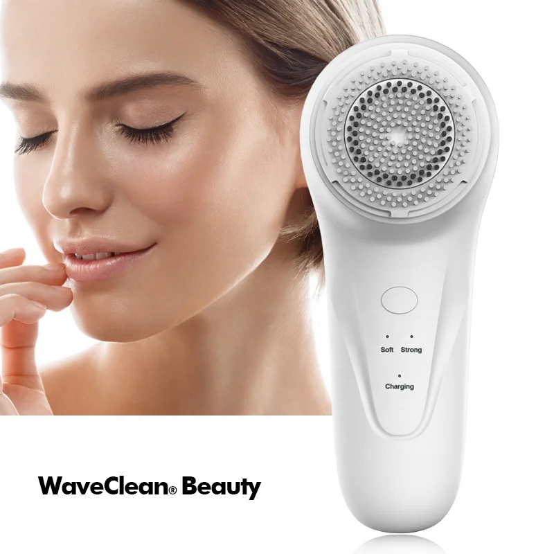 Wholesale Sonic Face Brush Foaming Wireless Waterproof Face Cleansing Brush Set