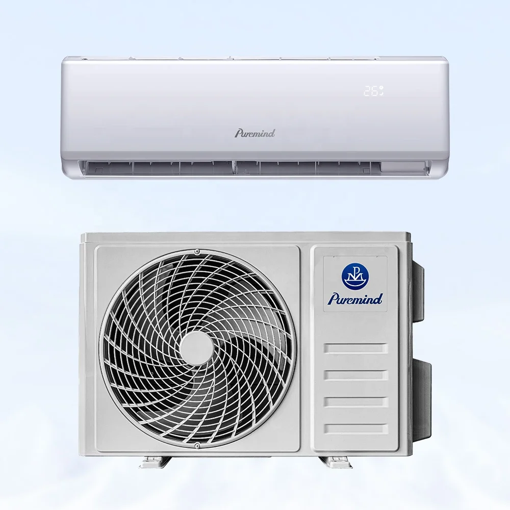 Puнапоминает R410a/R32 9000Btu 18000 Btu неинверторные мини-настенные раздельные кондиционеры умный Кондиционер переменного тока без каналов