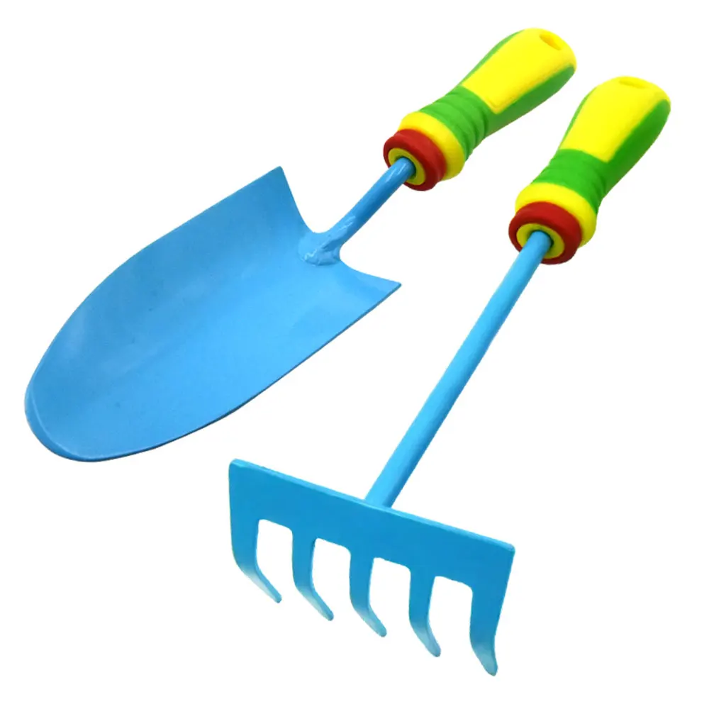 Wholesale Garden Digging Tools Blue Tpr Handle Carbon Steel Mini Garden Tool Trowel Small Shovel