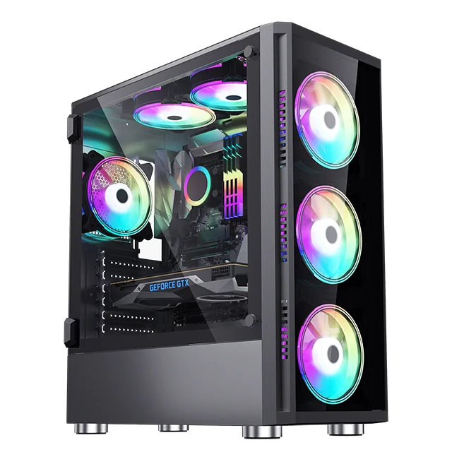 Chassis PC Gaming Case Desktop Computer Gaming Cabinet M-ATX Computer Case & Towers CPU Cabinet