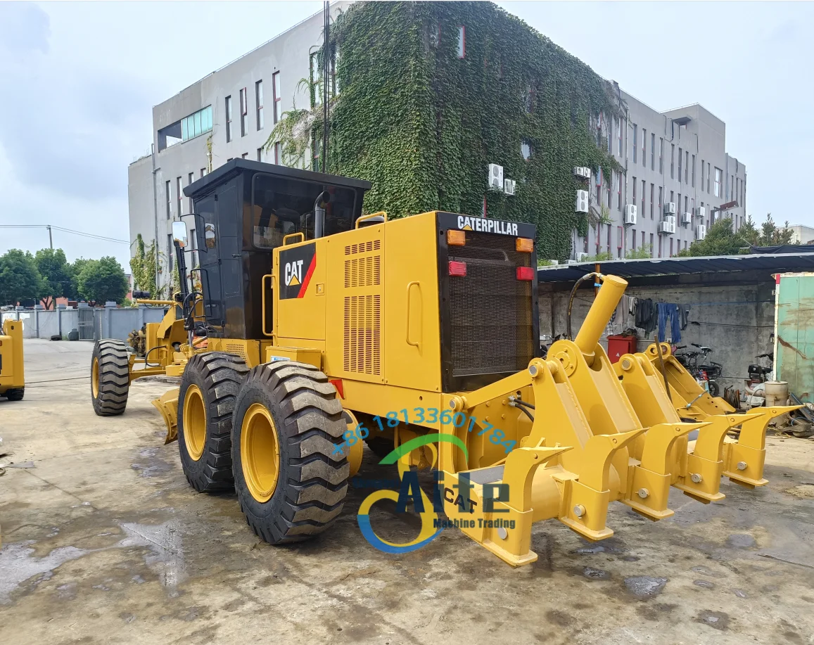 CAT 140h motor grader used diesel grader cat 140 k 140g 12g on sell with low price