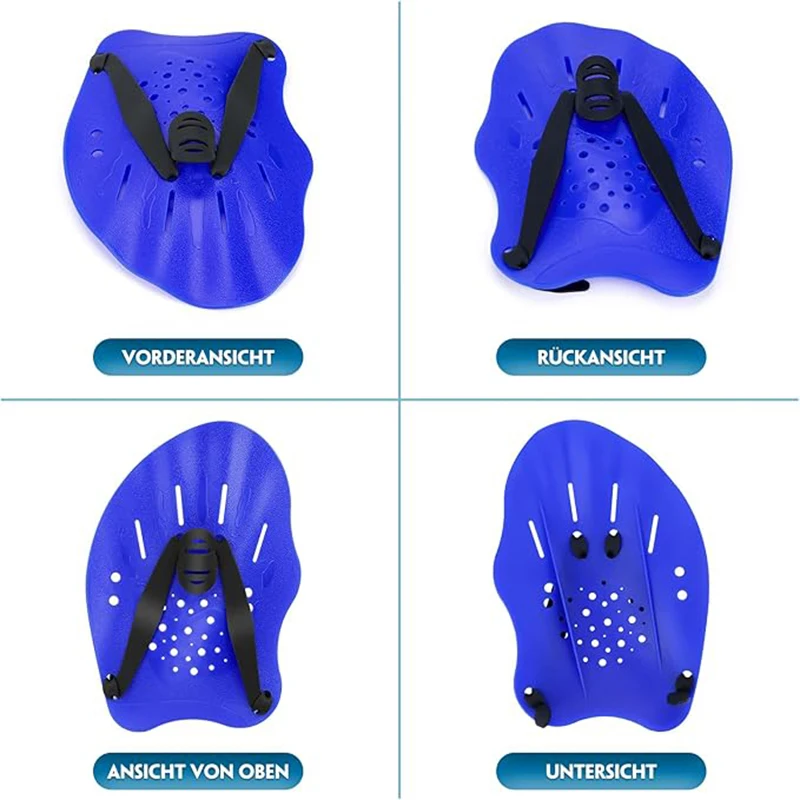 AMZ Hot Hand Paddles for Swimming Paddles Training Device for Adults and Children with Adjustable Straps Swimming Paddles Hand