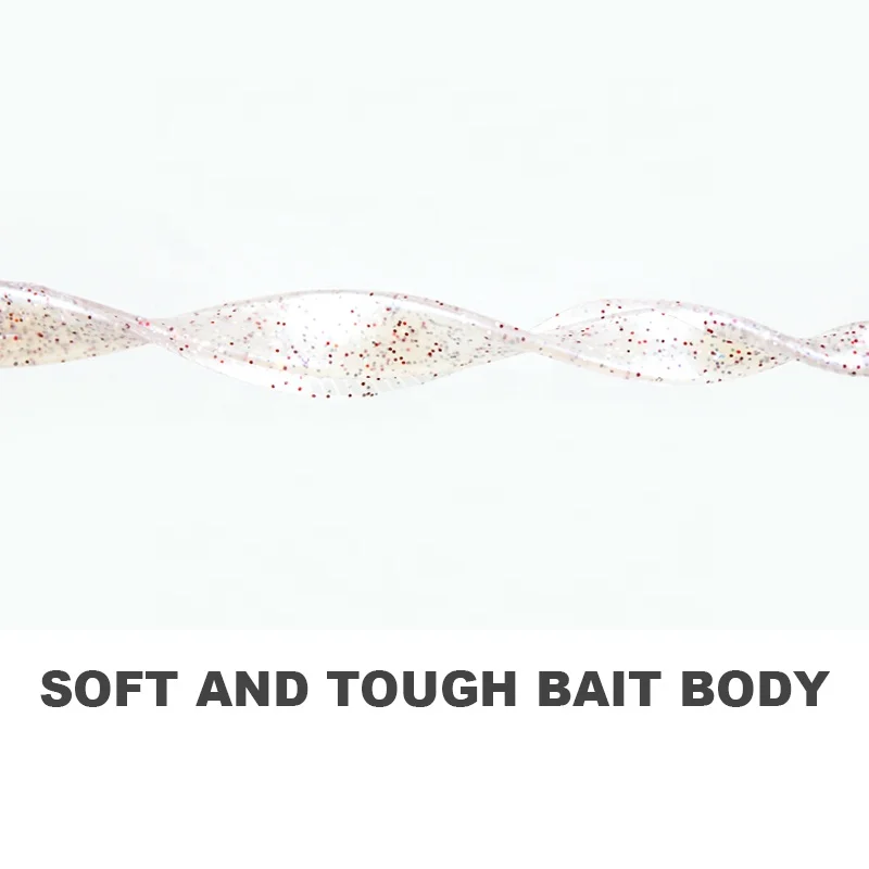 Artificial Bionic Hairtail Soft Bait 19g 150mm Soft Plastic Fishing Bait Seawater Freshwater Bait