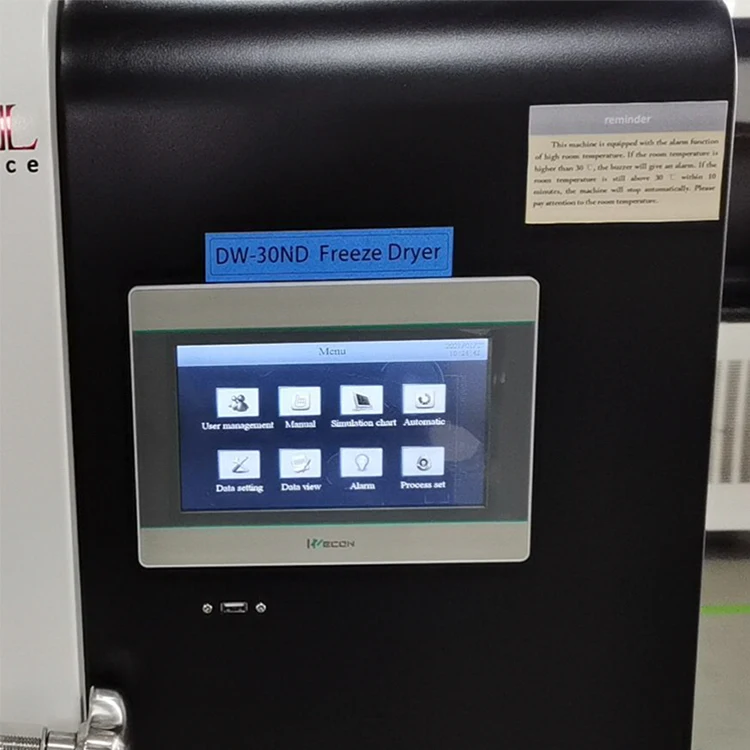 DW-20F Laboratory Freeze Dryer Price Silicone Oil Heating Freeze Dryer Machine