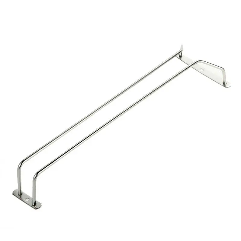 Кухня под шкафа рюмки бокал для вина из нержавеющей стали держатель для вина стеклянная подвесная полка