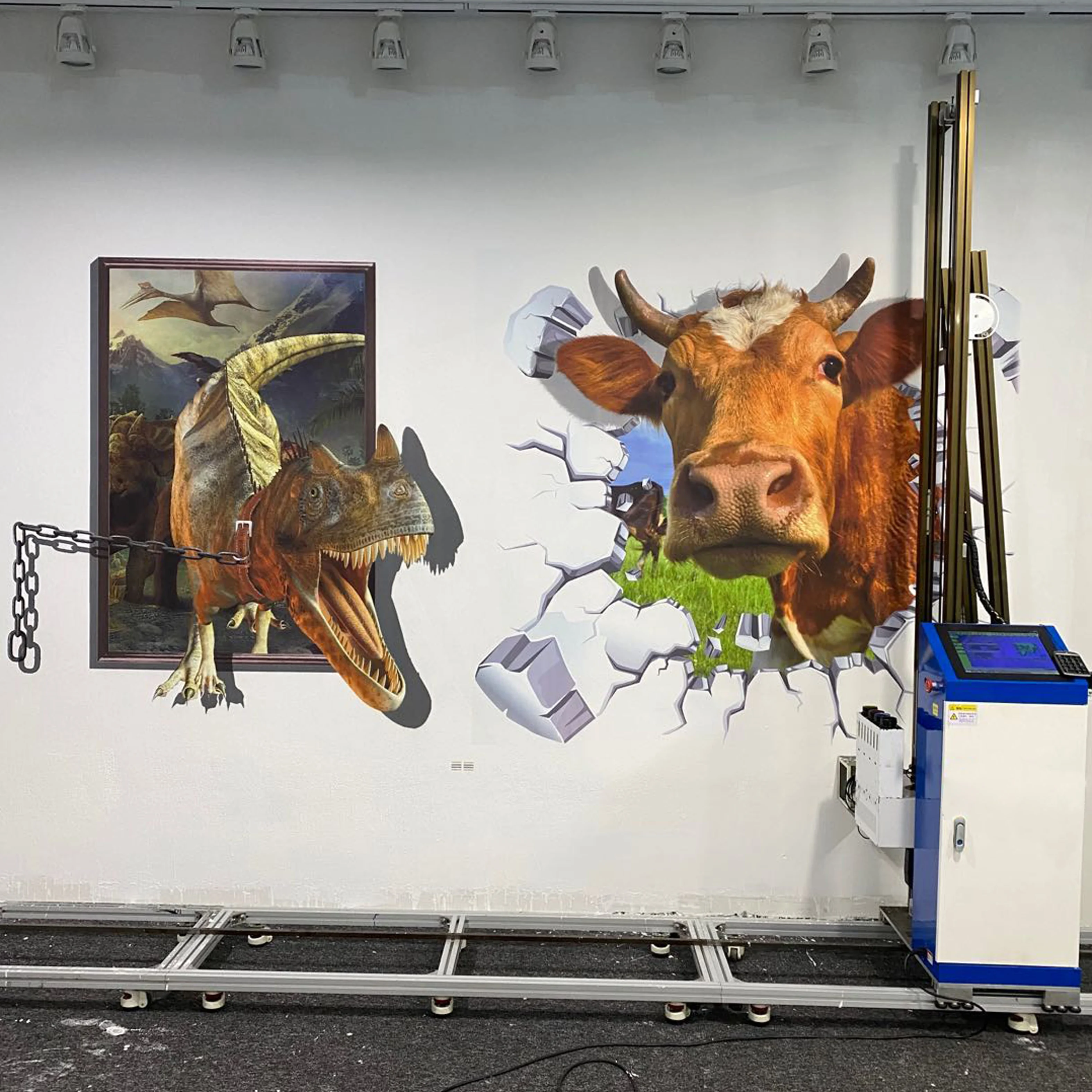 Вера передовые прямо к стене 3D вертикальный покарски стен для белый латекс черное покрытие порошка стеклянная стена KT