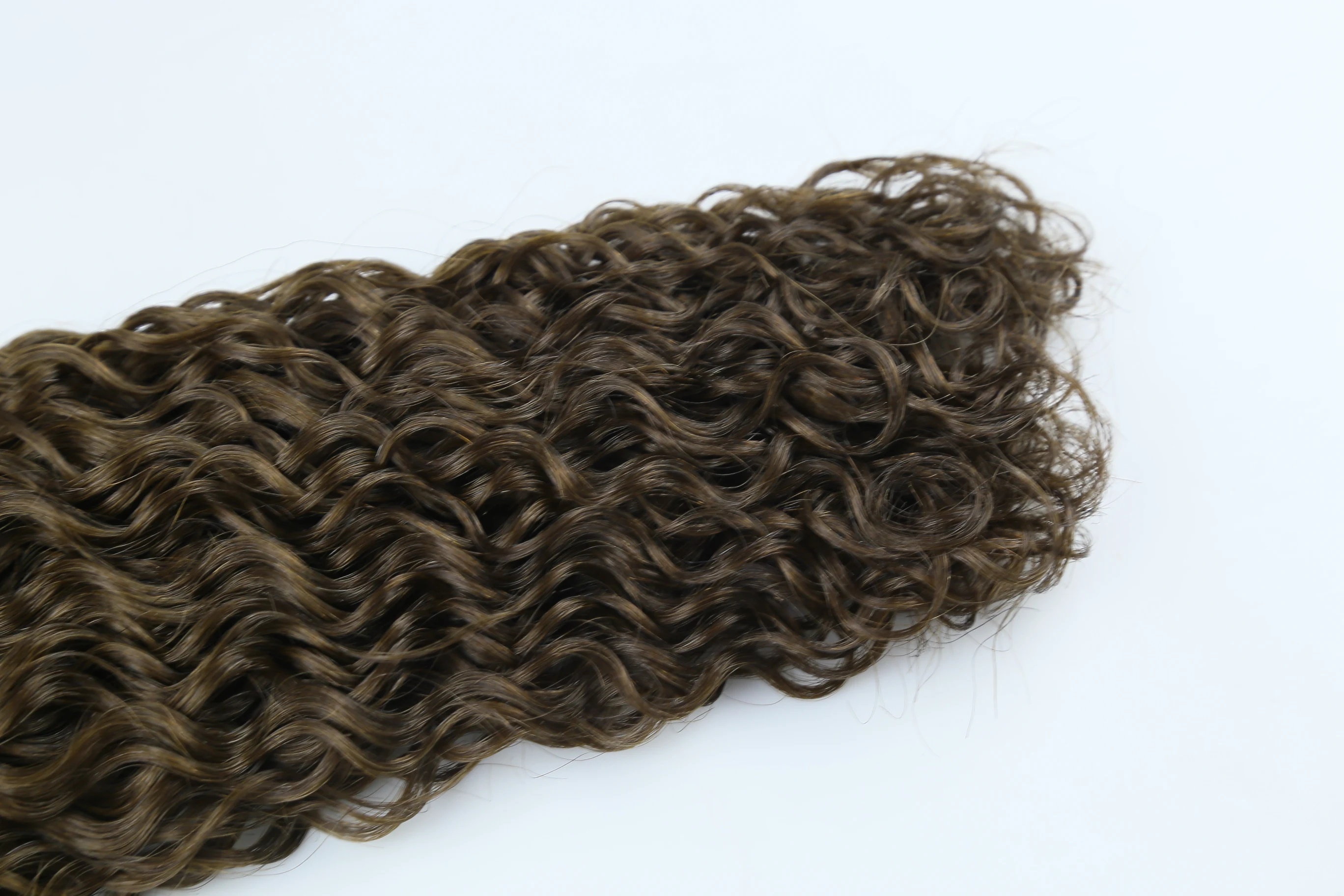 Wholesale #4 Color I Tip 100% Human Hair Extensions Best Selling Product Raw Human Hair 18 Inch Water Wave For Women