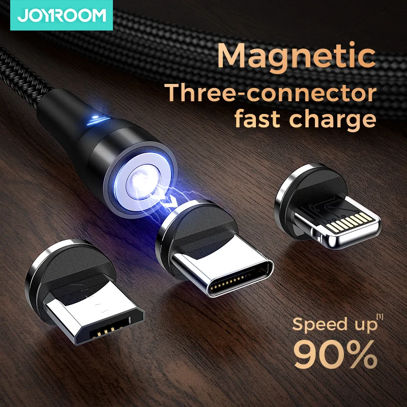  Магнитный кабель JOYROOM производитель Usb-кабеля оптовая продажа Amazon быстрая зарядка мобильных телефонов Usb-кабель для зарядки