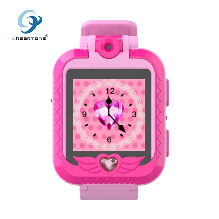 2023 Newest Electronic Kids Smart Watch with Flip Camera Child Watch Voice Video Record Pedometer for Kids Christmas Gift