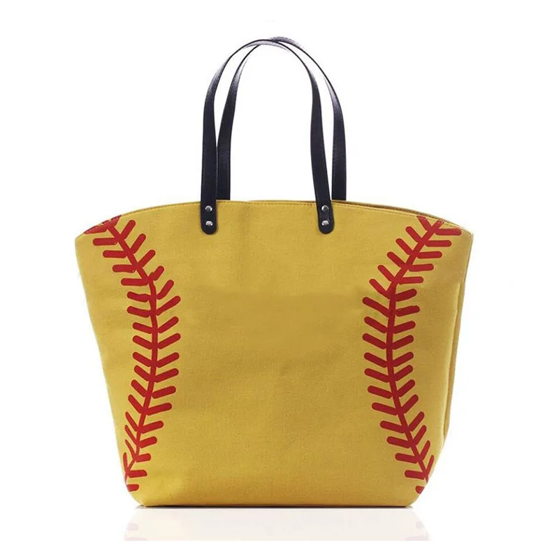 Wholesale Monogram Large Capacity Sporty Canvas Baseball Softball Football Basketball Soccer Sports Duffle Bag Weekend Tote Bag