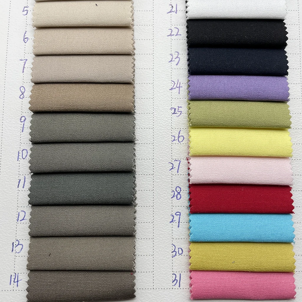 high quality Heavy weight 210gsm 100% cotton canvas 94*48 chinos fabric for bags, jacket