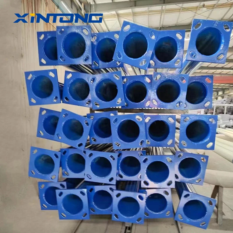 XINTONG восьмиугольная коническая Солнечная светодиодная уличная лампа из оцинкованной стали