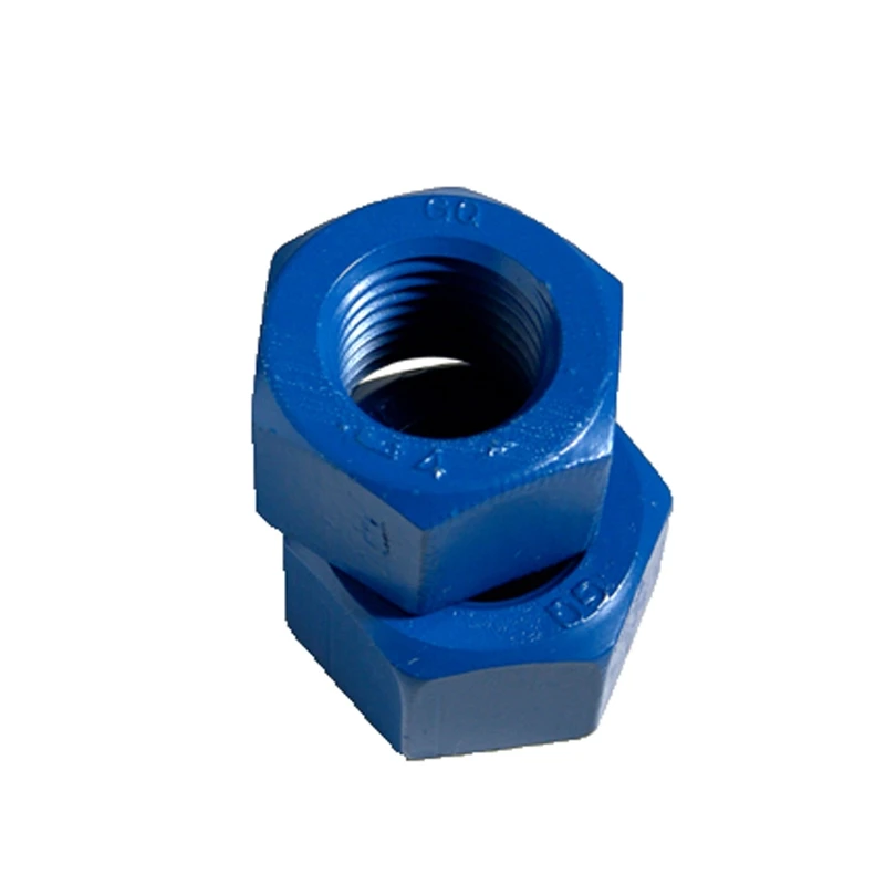 PTFE 1' DIN934 DIN555 Carbon Steel ASTM A194 GRADE 2H 4 Hex Nut