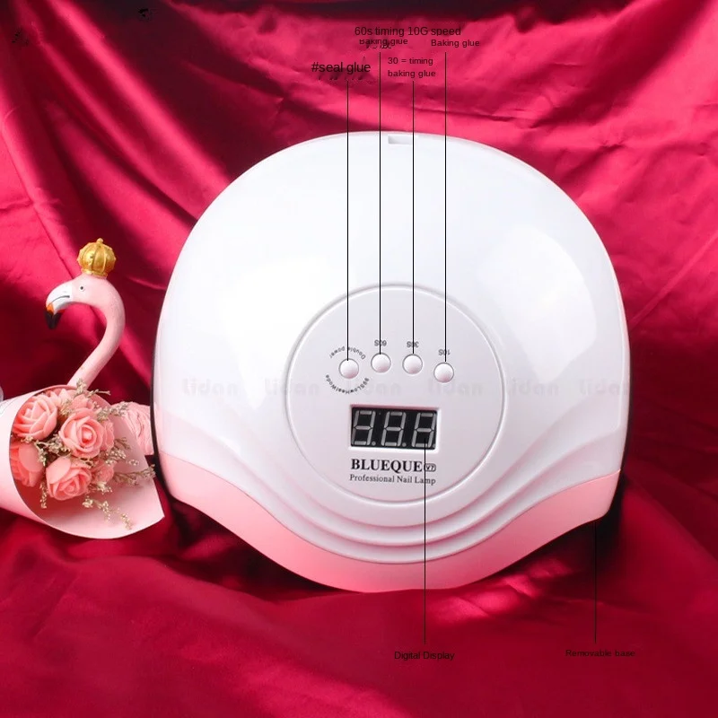 High Power Dryer Nail Fast Curing Speed Light 168w Uv Gel Led Nail Lamps With 4 Kinds Timer And Smart Sensor