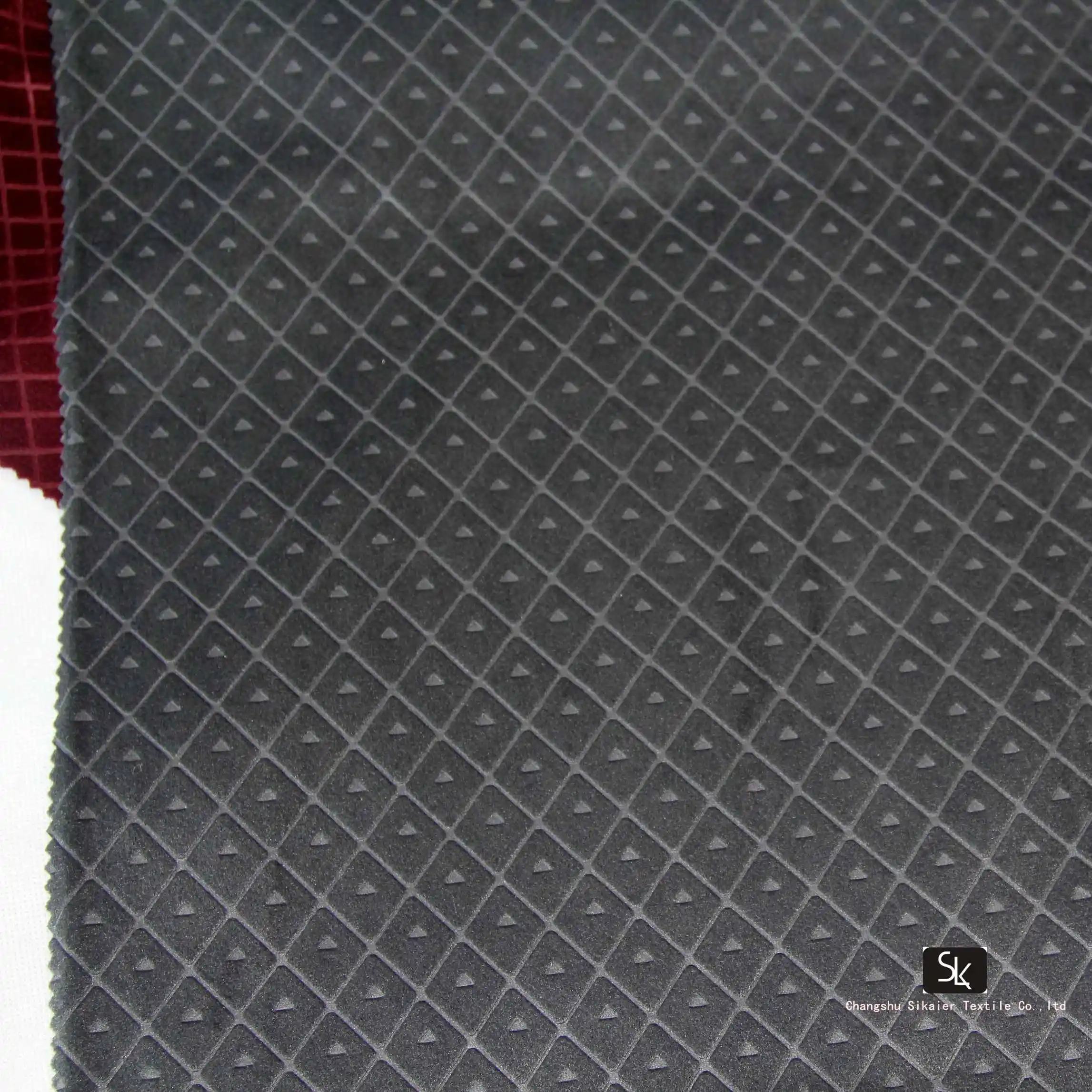 Автомобильная жаккардовая ткань с глубоким тиснением