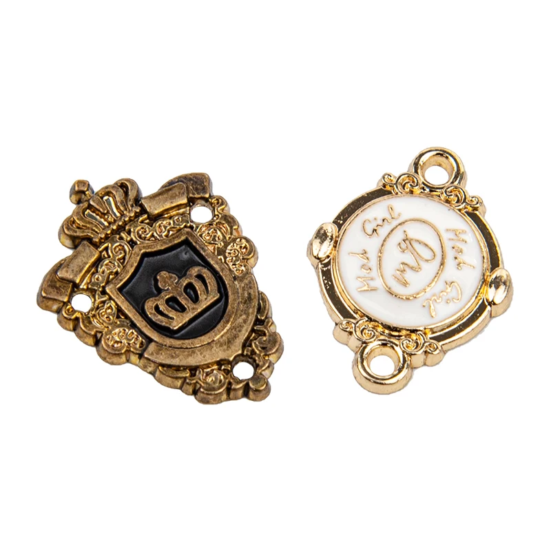 Band logo patch garment embossed jeans accessories custom bag metal logo label rose gold metal tag for bags