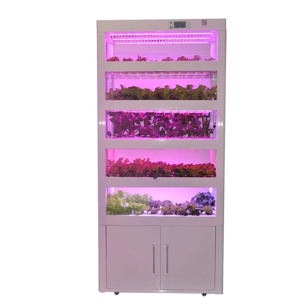 Smart hydroponic led indoor herb garden growing kit