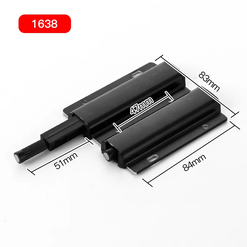 Factory hot sale Cupboard Cabinet Glass Door Magnetic Catch Push Open System Rebound Device