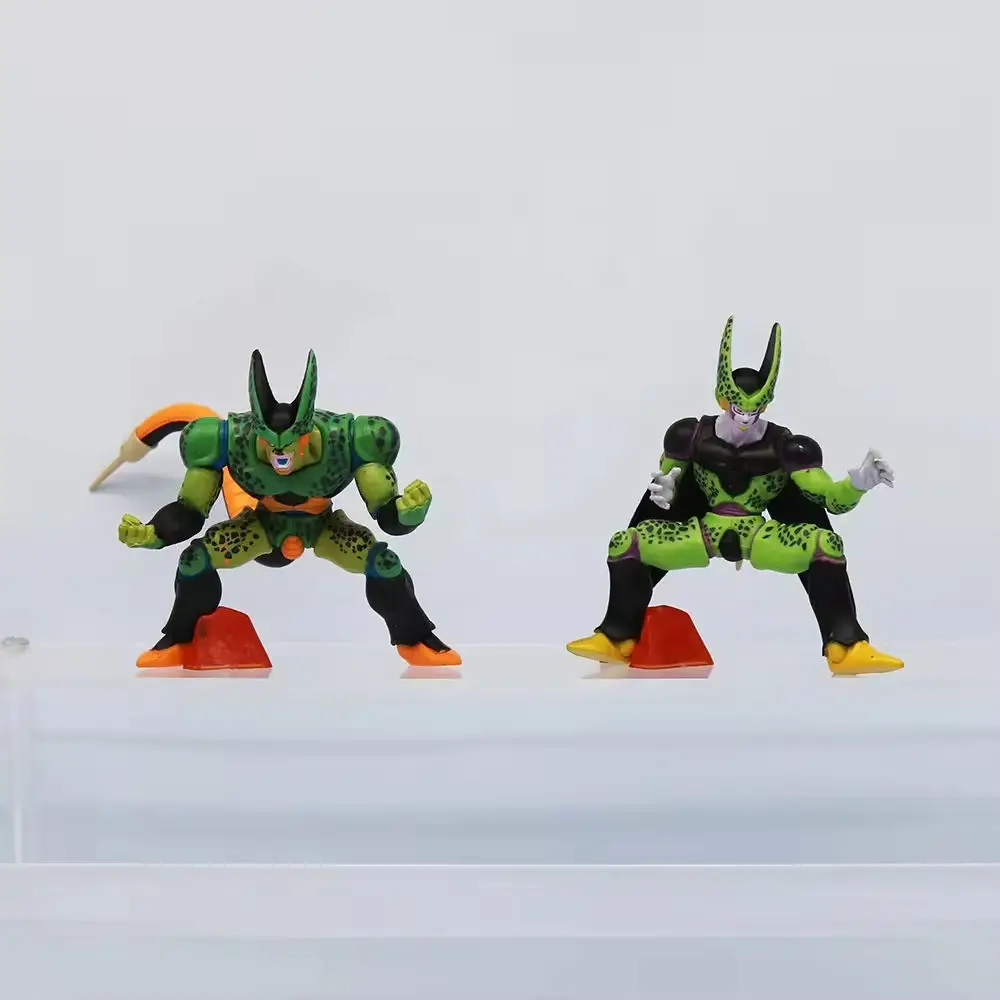 8PCS/SET Cell Dragon DBZ Anime Figure Set Model Toy 2.2~10cm