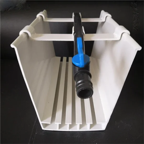 Vertical Planting Cultivation PVC Plastic Growing Gutter Greenhouse Kit Soilless Cultivation for Strawberry and Vegetable