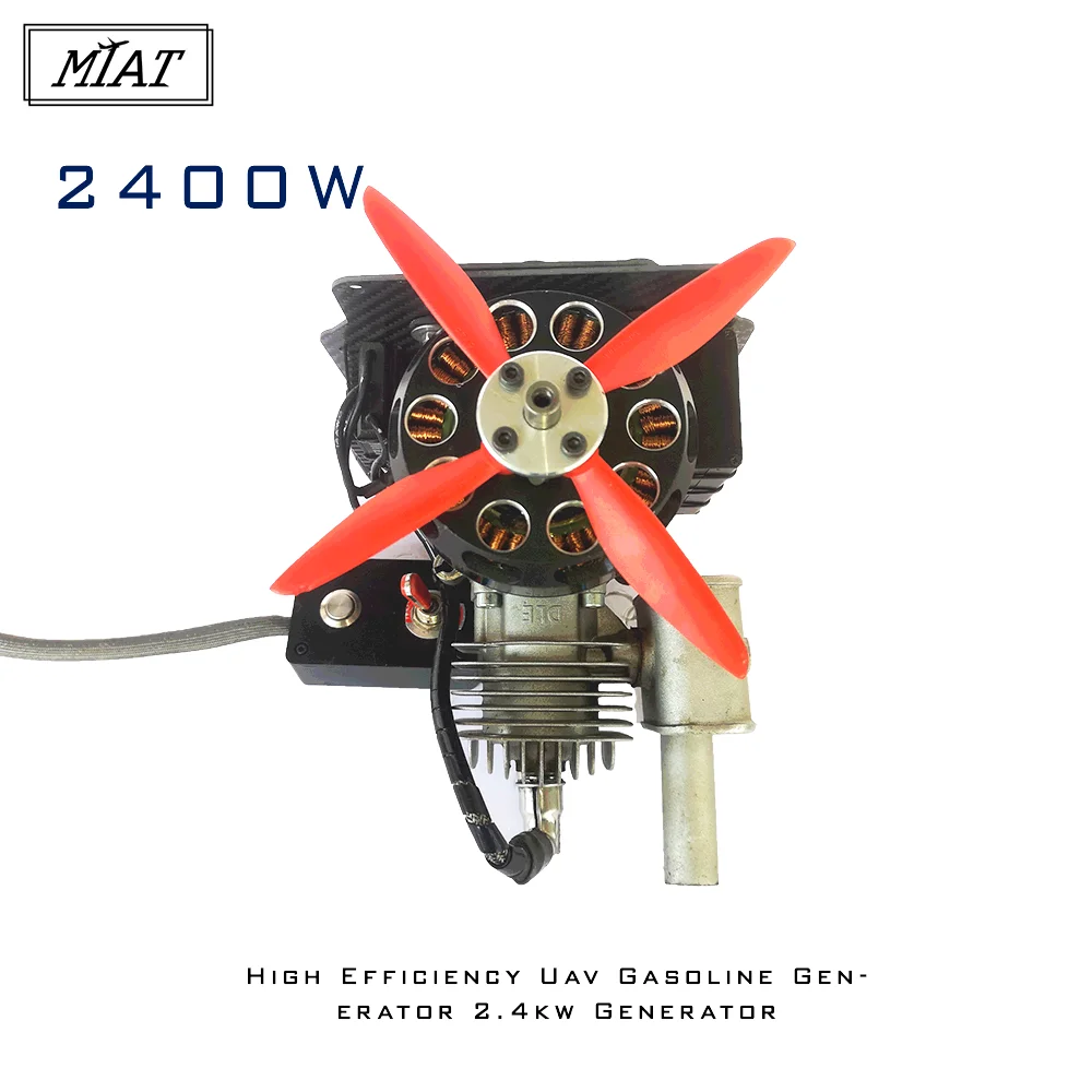 MIAT-M2400 высокая эффективность БПЛА бензиновый генератор 2.4kw