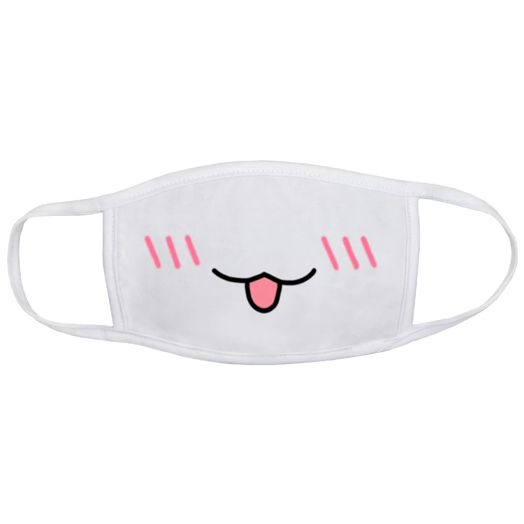 Cute multi-color anime mask performance supplies Guangzhou spot cheap winter casual funny expression dust mask