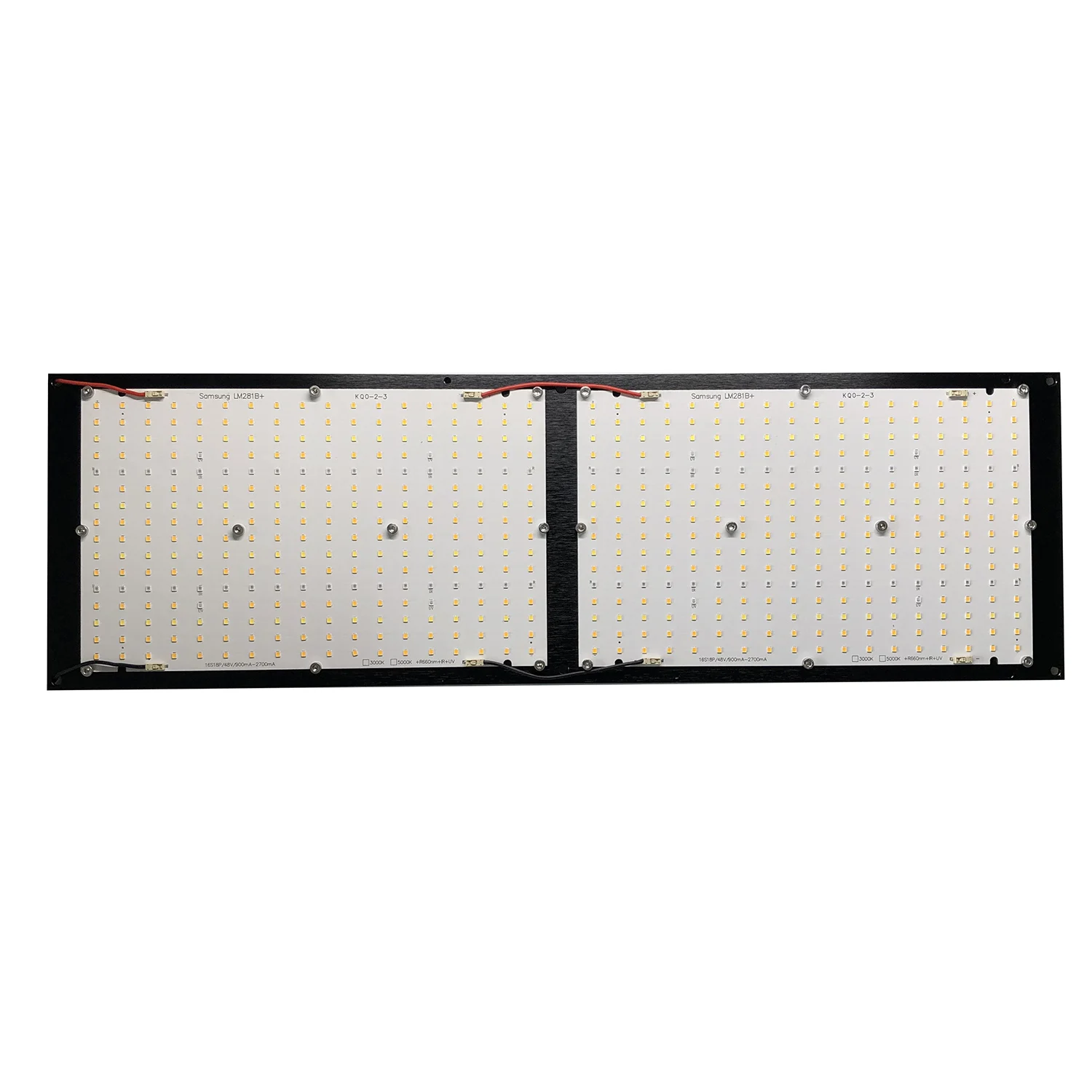 240W Grow Light 1 Pair PCB Kits and Heat-sink Base on Samsung LM281B+ 3000K 5000K 660nm UR IR LEDs for Greenhouse Plants