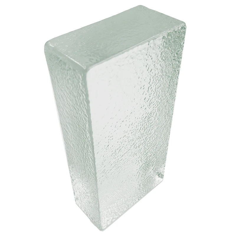 supply hot sale craft solid colorful a variety of indoor specification glass crystal brick block for building decoration