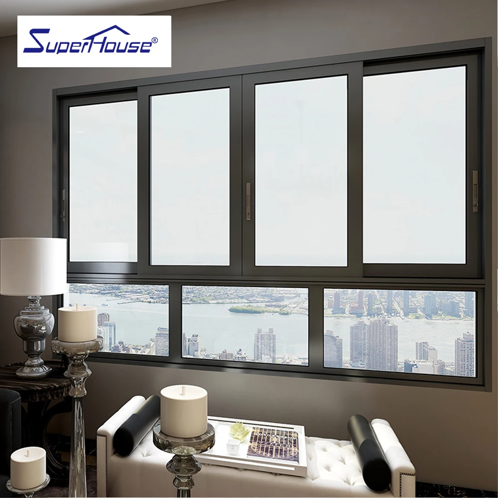 AS2047 Australia standard Sliding Window with timber reveal  insulated glass with argon for living room