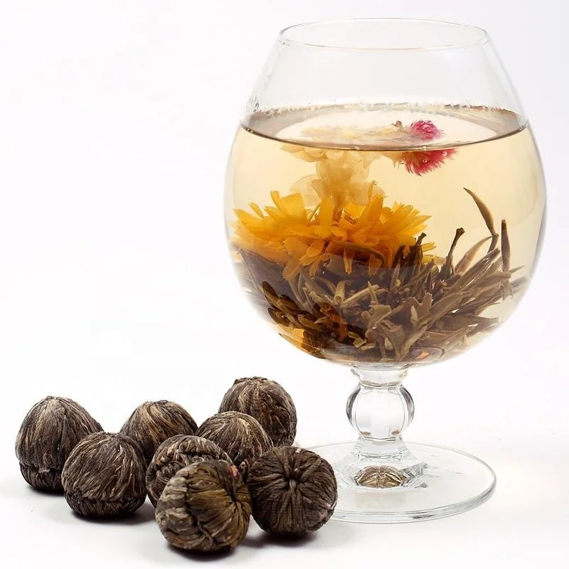 Blooming Tea Ball Handcrafted Beautiful Different Kinds of