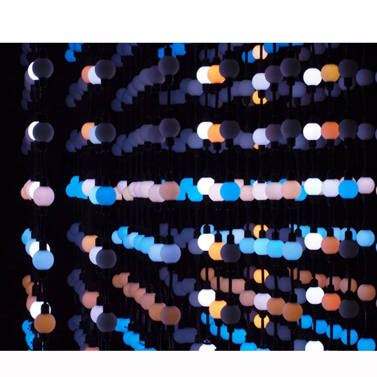 Decorative Disco Light DMX RGB LED 3D Ball Curtain Light