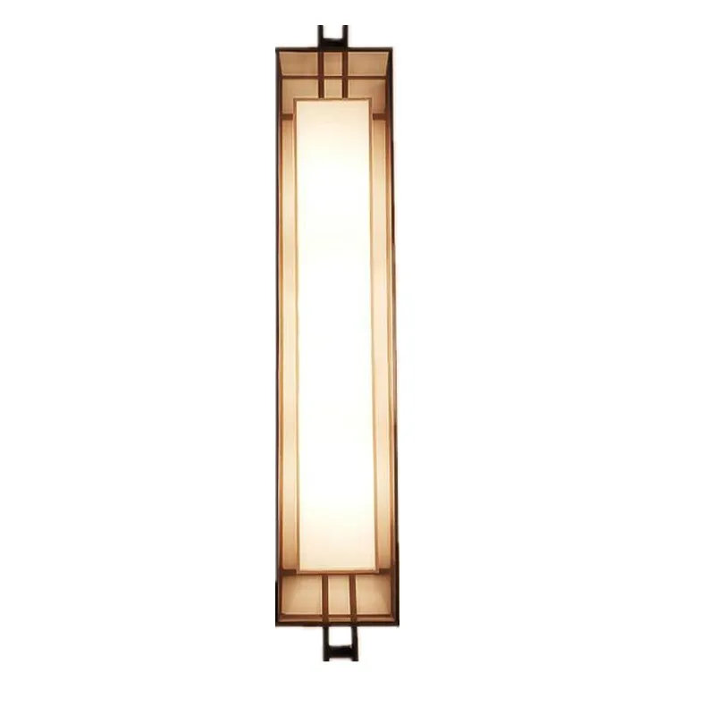 
New Chinese wall lamp creative living room modern simple bedroom LED Lamp Retro Hotel aisle bedside lamp 