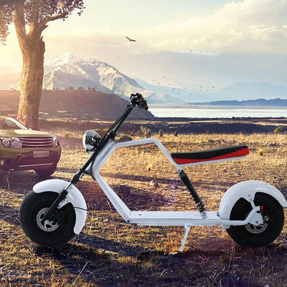 
1200W Wholesale express adult used two wheel moped electric motorcycles with 2 seats 