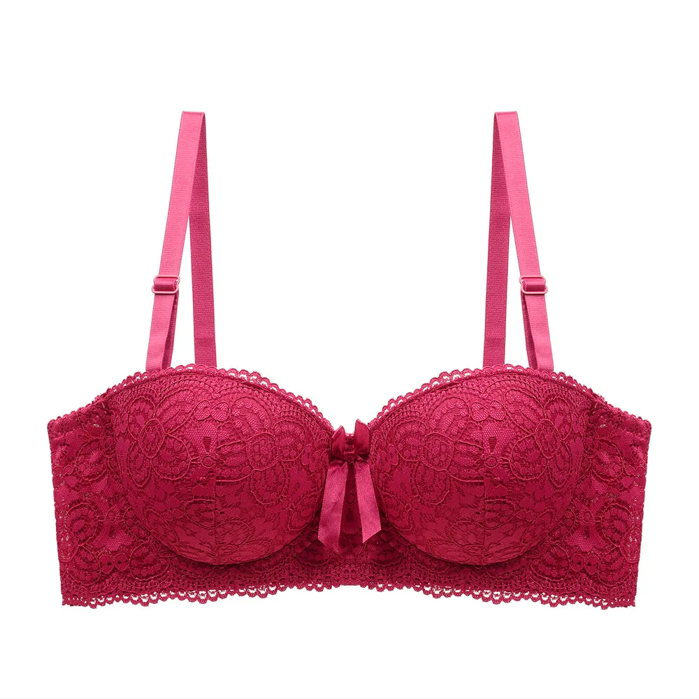 Лидер продаж, Бюстгальтеры больших размеров, Женский хлопковый бюстгальтер, кружевной полноразмерный бюстгальтер с чашками пуш-ап, большой бюстгальтер с вкладышами