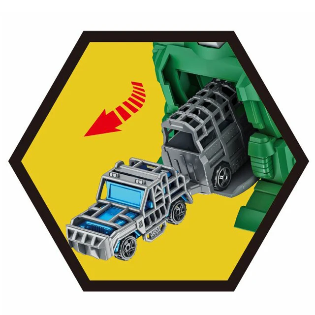 Hot sales brachiosaurus container truck model vehicle dinosaur truck toys car storage dinosaur toy for kids
