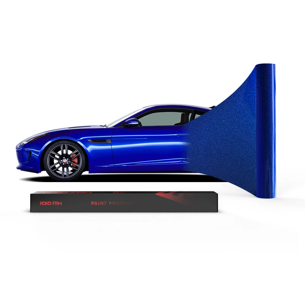 HOHOFILM 1.52*16m Self Healing PPF TPU Glossy Colored 7.5mil Anti Scratch Color TPU PPF Paint Protection Film for Tesla Model Y