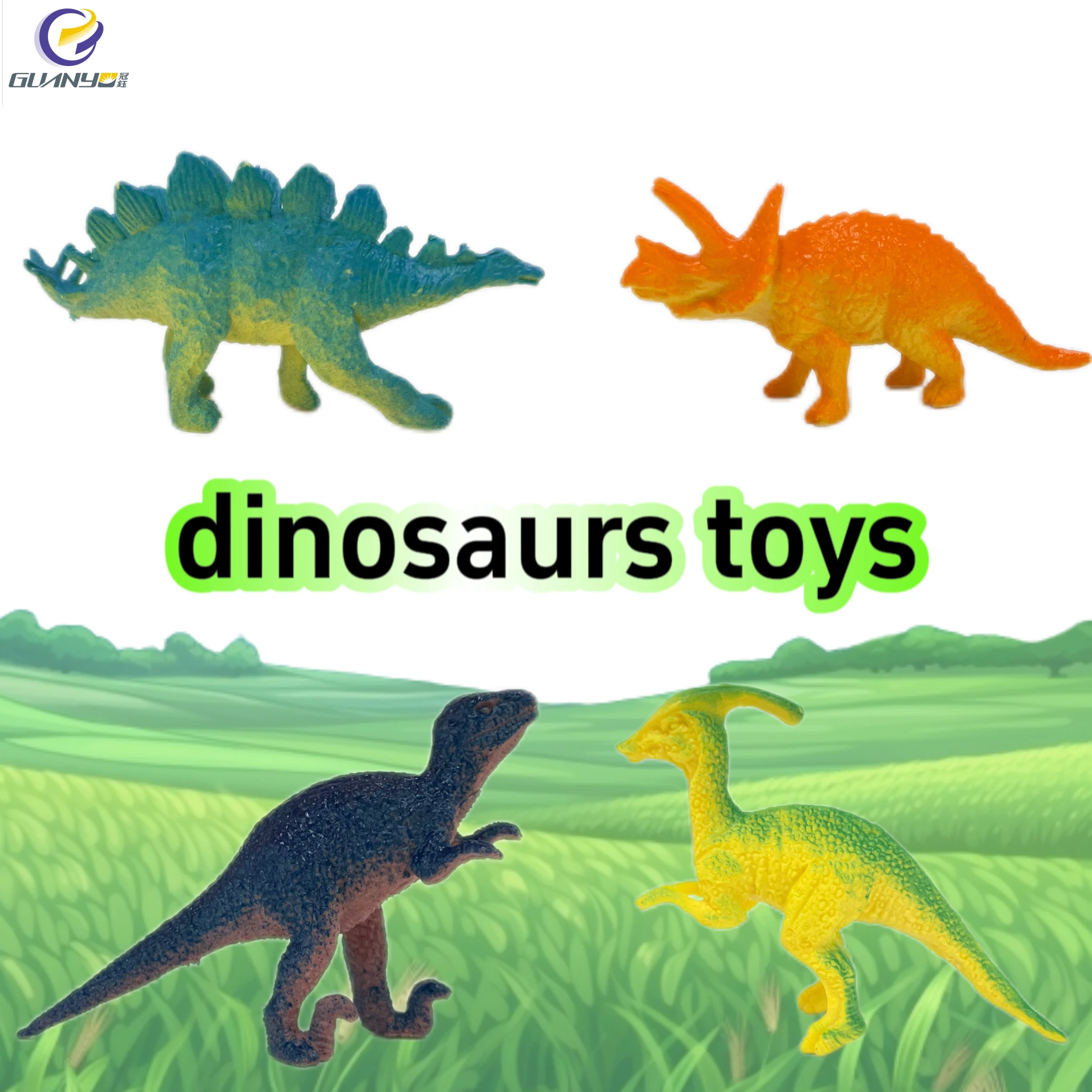 Wholesale Hot Selling Mini Dinosaur Model Toys 13 Plastic Dinosaur World Animals Game Simulation Set Gift Theme Park For Kids