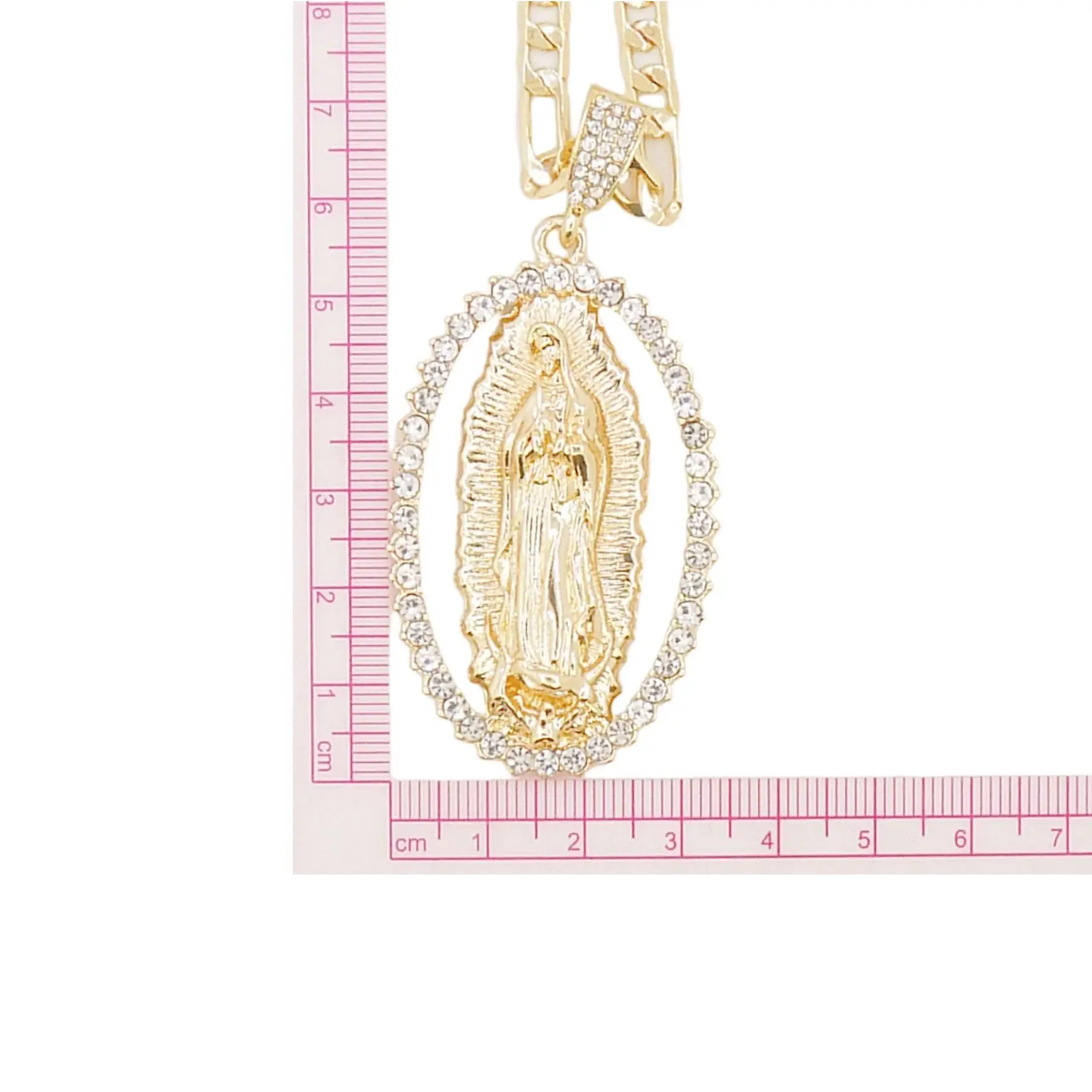 Europe and the United States cross-border manufacturers directly supply the Virgin Mary series pendant necklace
