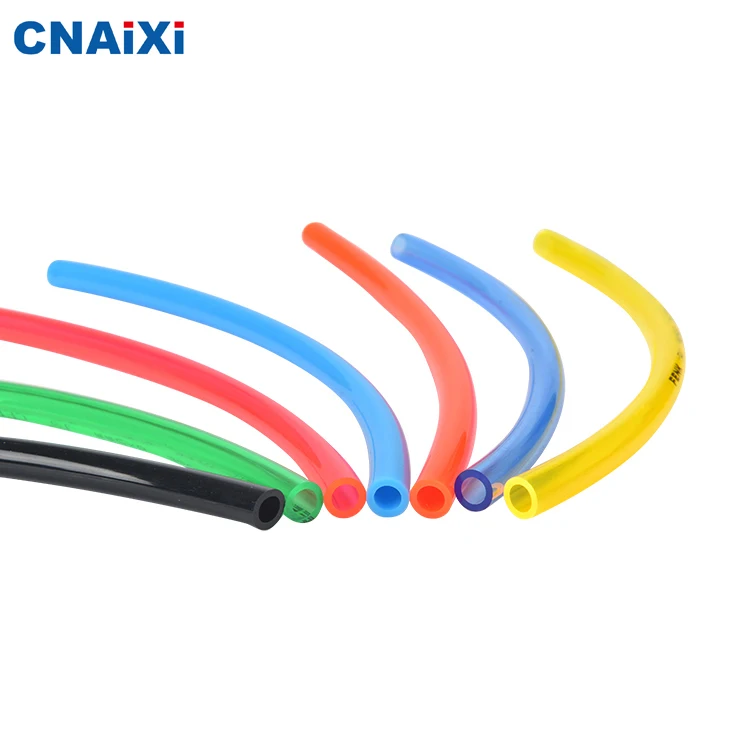 Пневматический мягкий шланг из полиуретана с красным, синим, черным прозрачным цветом