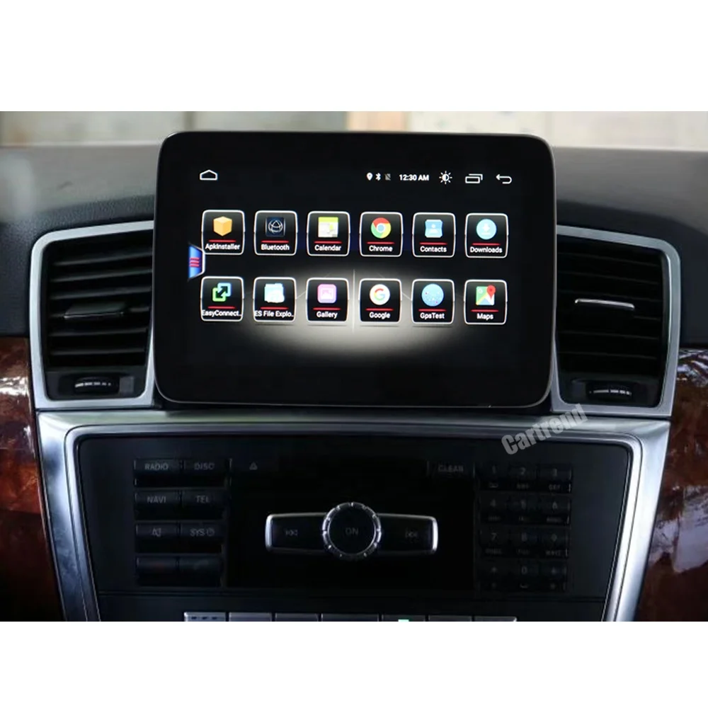8.4 car GLE GLS gps dvd player retrofit screen 4g ram anti-glare W166 android monitor NTG headunit radio upgrade touch display