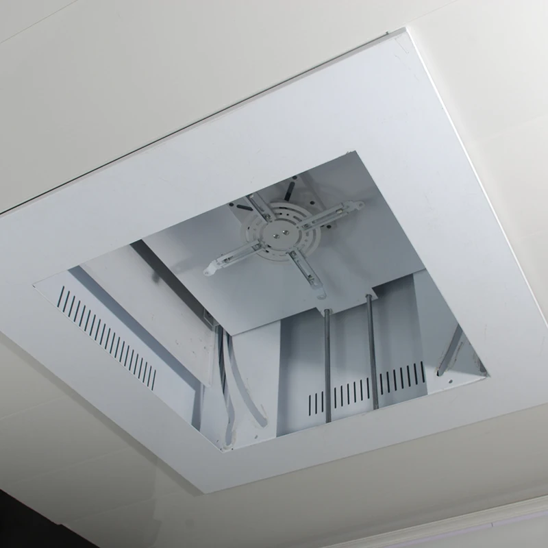 Моторизованная камера с креплением проектора потолочная двойная дверь скрытые провода электрический проектор подъем моторизованный потолочный проектор лифт