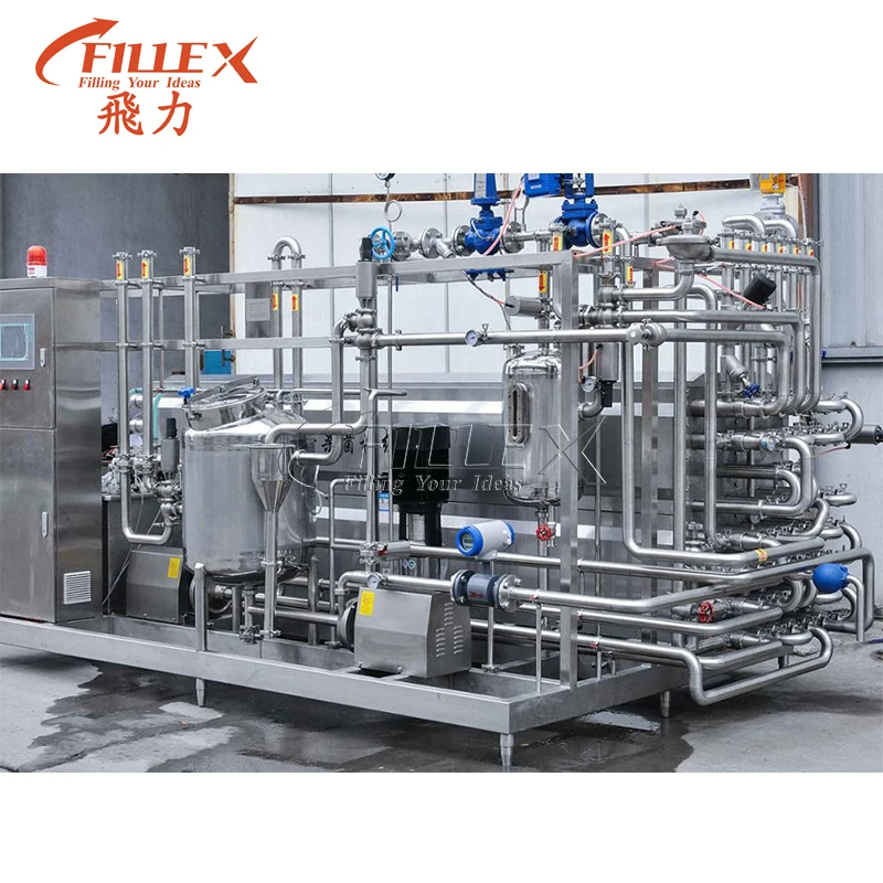 Aseptic Tubular Ultra High Temperature Sterilizer Automatic UHT Sterilizer For Milk Juice beverage filling line