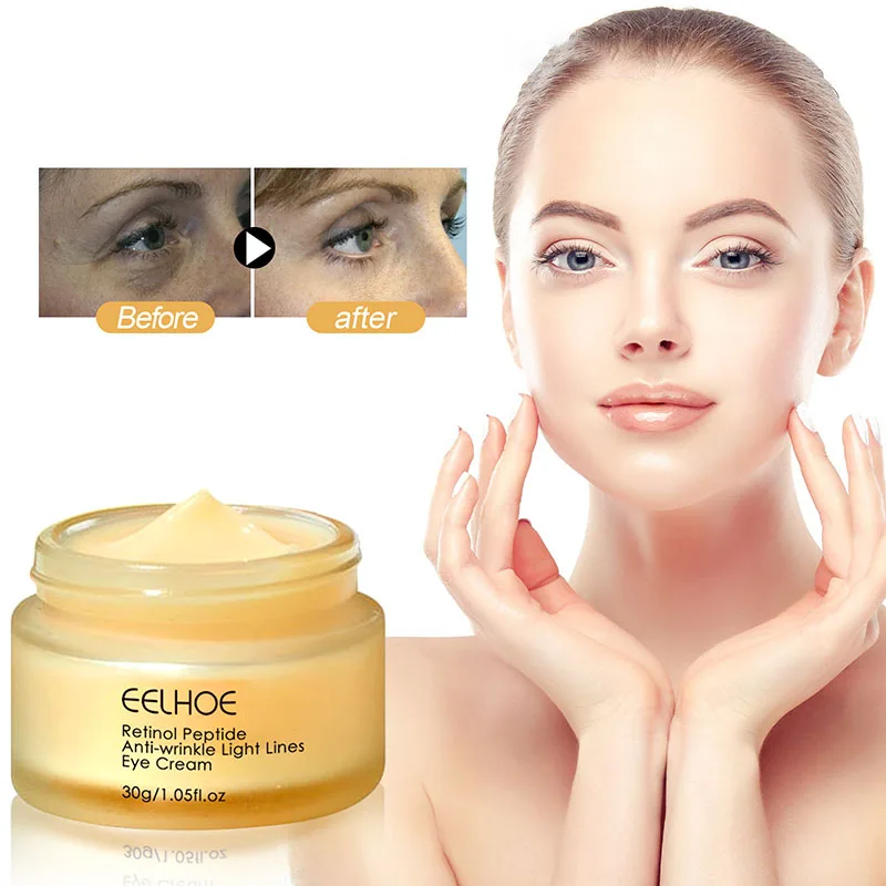 30g Eye Bag Removing Firming Wrinkle Eye Cream Moisturizing Reduce Fine Lines Retinol Eye Cream