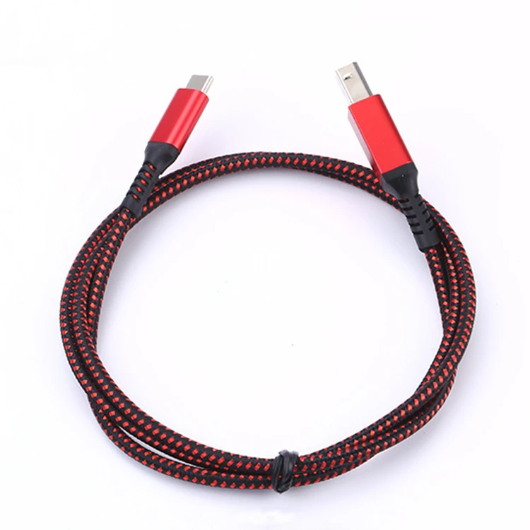 Плетеный 6ft 3ft 15ft 1 м 2 м 3 м 5 м 10 м 10ft 1,8 м принтер Oem нейлона 5 3 2 10 м Usb C тип B кабеля