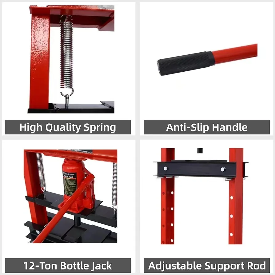 6T Manual Hydraulic Car Bottle Jack Shop Press Machine