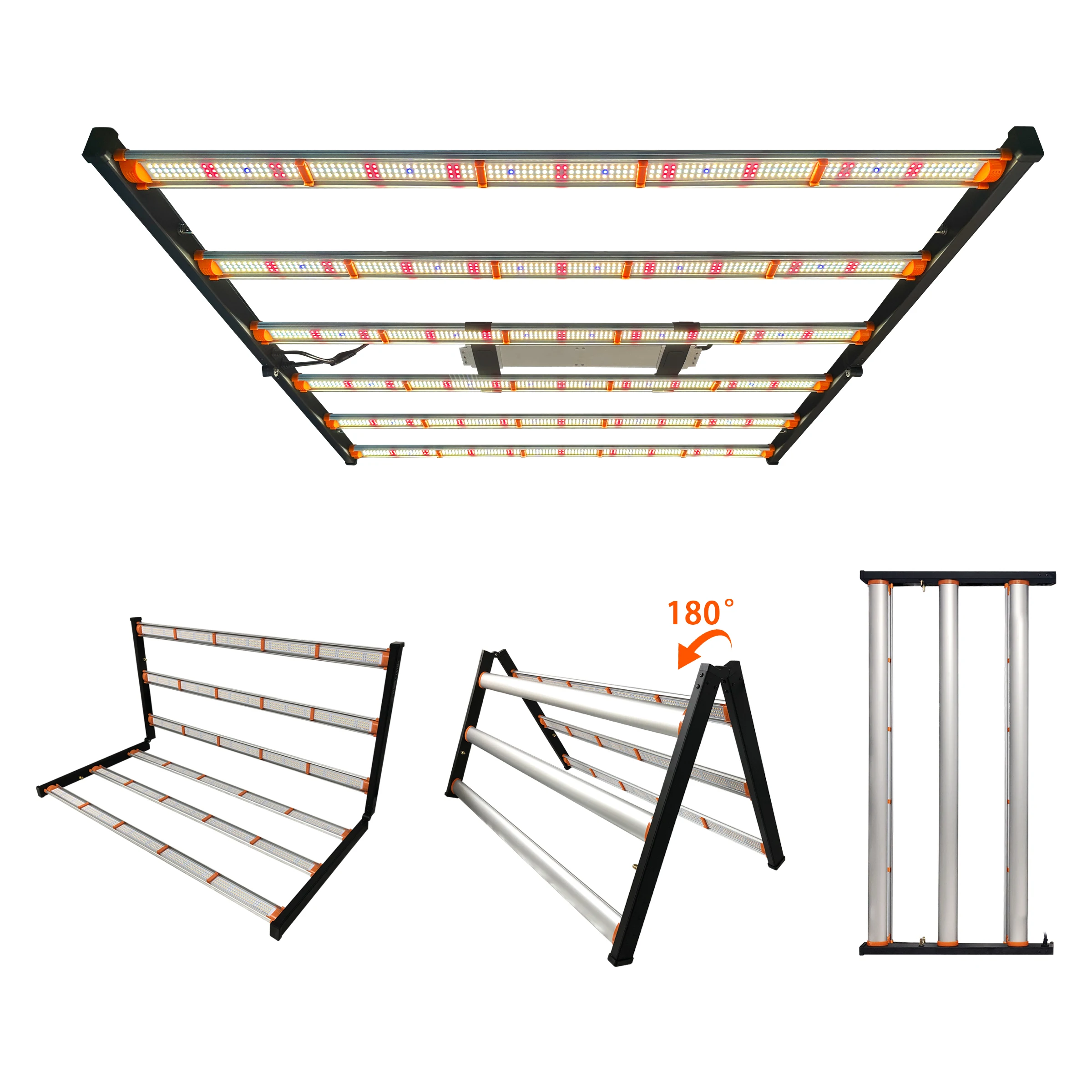Redfarm Eu Ru Stock Lm301h Plant Growth Uv Ir Dimmable Led 4x4ft 720w 660w Grow Light Professional Red LED Grow Light