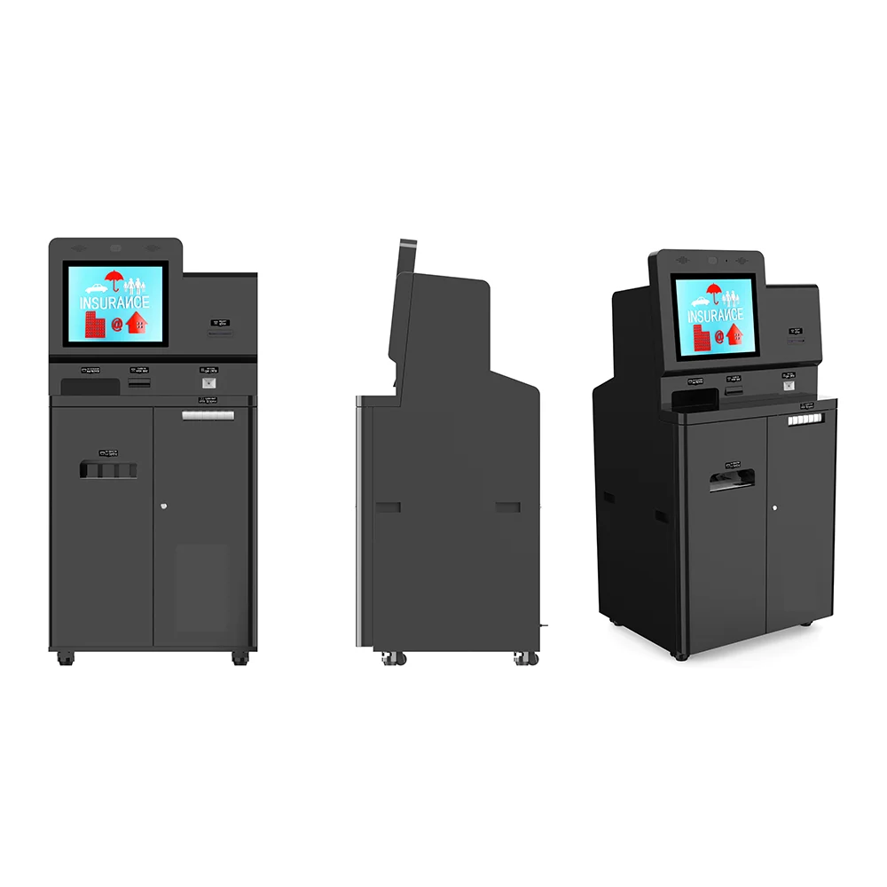 Smart Self Service Bank ATM Machine Vtm Machine Video Virtual Teller Machine Kiosk Manufacturer