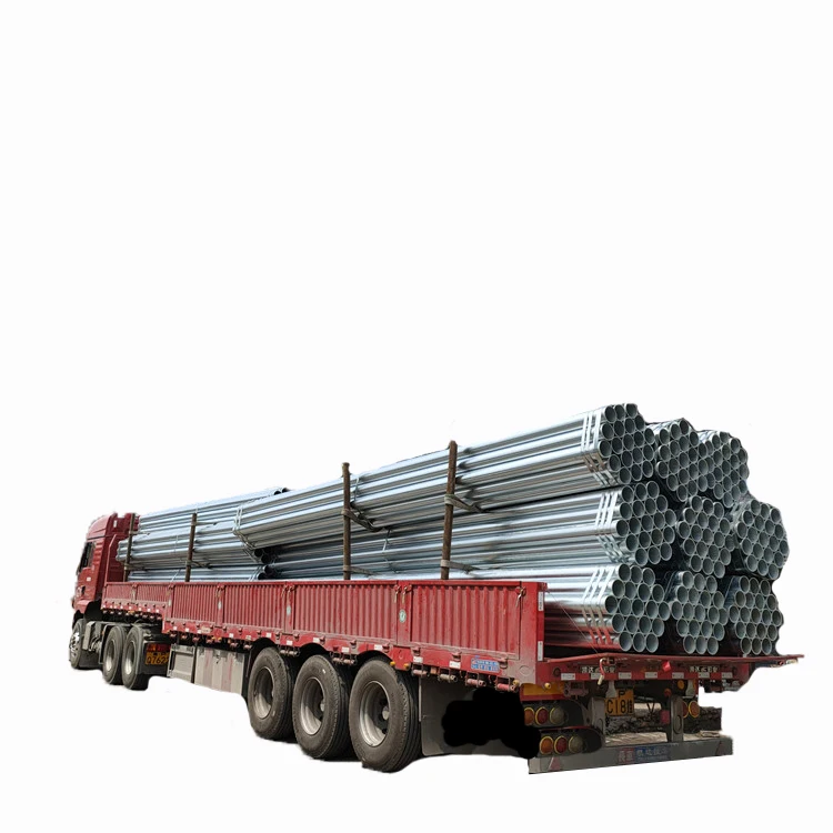 BS1387 Hot dip galvanized steel pipe hot rolled round galvanized steel tube